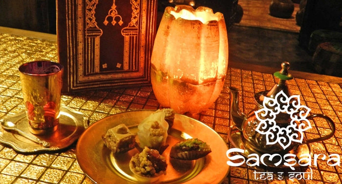 Disfruta de Té con Pastelitos Árabes por tan sólo 1,50€ en Samsara Tea&Soul