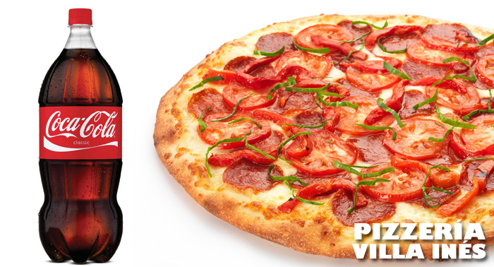 Pide tu gran pizza italiana y Refresco de 2L desde sólo 5.40€