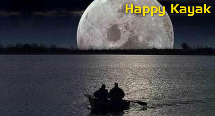 Ruta nocturna en Kayak + mini botella de champagne + Reportaje fotográfico sólo 19.90€