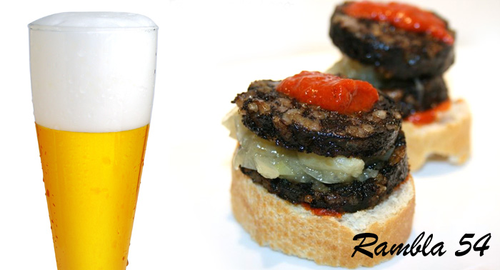 ¡En Rambla 54 están de Aniversario! Bono de 4 Cañas +  4 Tapas por 4€, todos los días de Julio