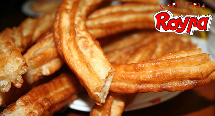 Ración de churros para 2 personas sólo 0.60€. No te resistas a esta dulce tentación....