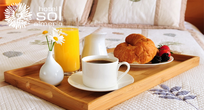 Alojamiento + Desayuno en el Hotel Sol Almería, sólo 11€/pers, disponible también en Festivos