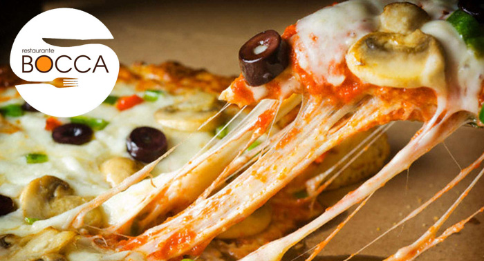 Saborea la auténtica Italia: Pizza o Pasta + bebida desde 5€/persona en Restaurante Bocca