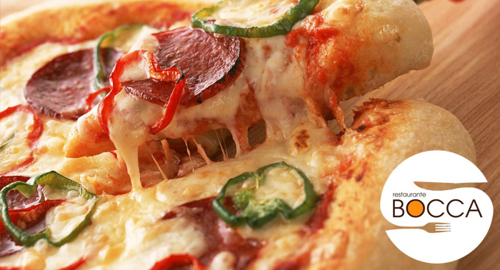 Saborea la auténtica Italia: Pizza o Pasta + bebida desde 5€/persona en Restaurante Bocca