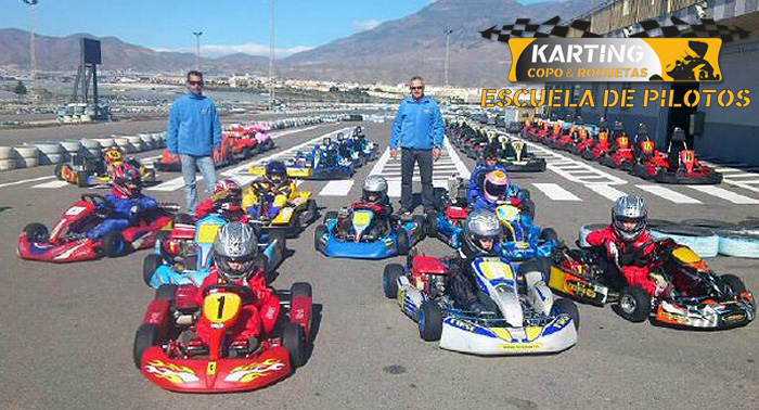 Curso de Pilotaje para niños en Escuela de Pilotos Karting Copo & Roquetas ¡El mejor regalo!