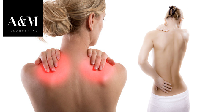 Cuida tu espalda! Masaje Térmico para relajar los nervios espinales y eliminar dolor de espalda