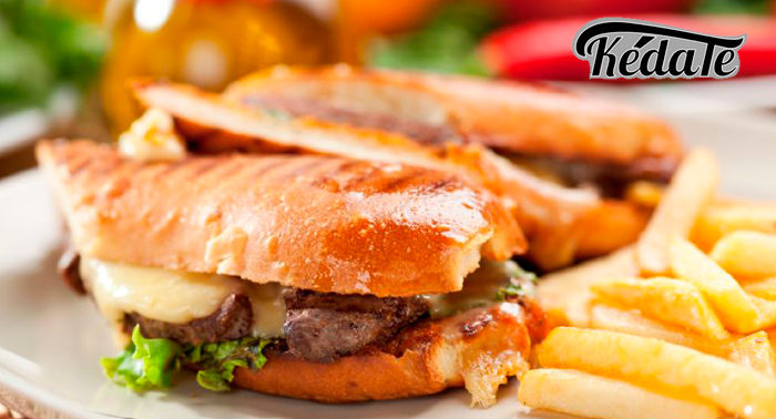 Hamburguesa Completa + Bebida + Patatas Fritas 5,50€ y con mojito de diferentes sabores 8€