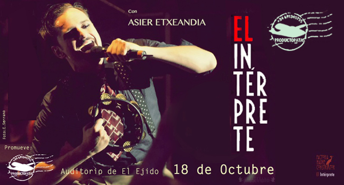 Entradas para las Obras de Teatro:  El Intérprete con Asier Etxeandia por solo 9,60€.