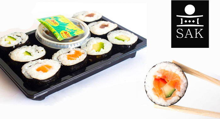 Bandejas selección de 20 piezas de Maki sushi, Cocina Asiática o Hindú, desde sólo 9,75€ 