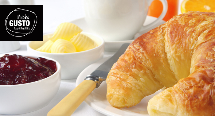 Disfruta de 5 Desayunos completos, café, colacao, tostadas, croissant...por sólo 5€