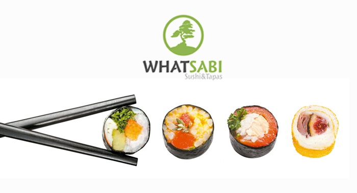 Bandeja Maki variado de 24 piezas para llevar o tomar en WhatSabi Sushi & Tapas
