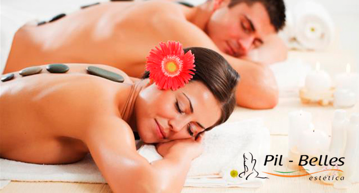 Trat. Especial Natura Biseé: Peeling de miel + Masaje relajante con Piedras calientes + Cava