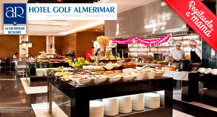 Una experiencia 5 estrellas: Spa + Cena Buffet  + 1 bebida en el Hotel Golf Almerimar 5*