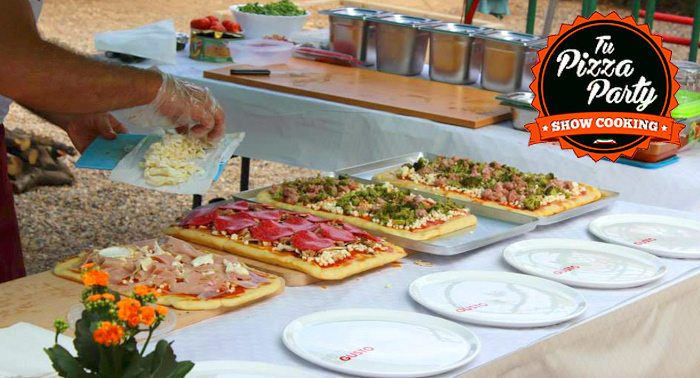 ¡Tu Pizza Party en casa! Tu fiesta con pizza italiana en horno de leña portátil por 5,4€/pers.