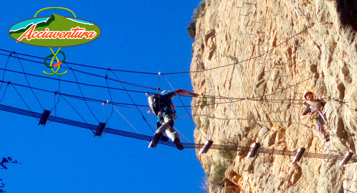 Disfruta 1 día de multiaventura: Tiro con arco, escalada en rocodromo, puente tibetano y rapel