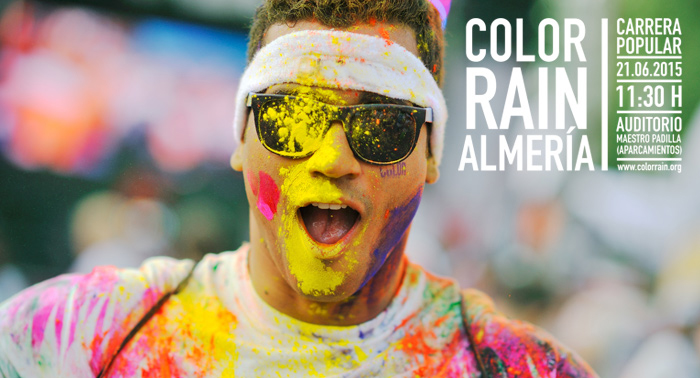 Ya está aquí la Carrera Popular más colorida de Almería, llega la ¡¡Color Rain!! ¿Te animas?