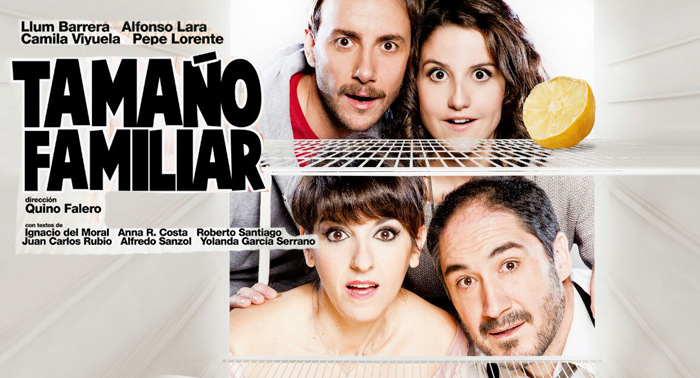 Teatro Tamaño Familiar con Llum Barrera, Alfonso Lara, Camila Viyuela y Pepe Lorente