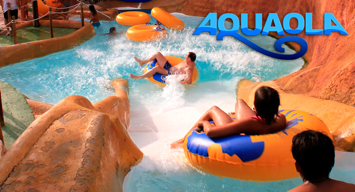 ¡Refréscate en el Parque Acuático Aquaola! Entradas 2X1, 5€ niño y 8€ adulto
