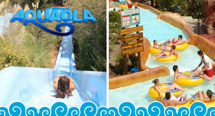 ¡Refréscate en el Parque Acuático Aquaola! Entradas 2X1, 5€ niño y 8€ adulto