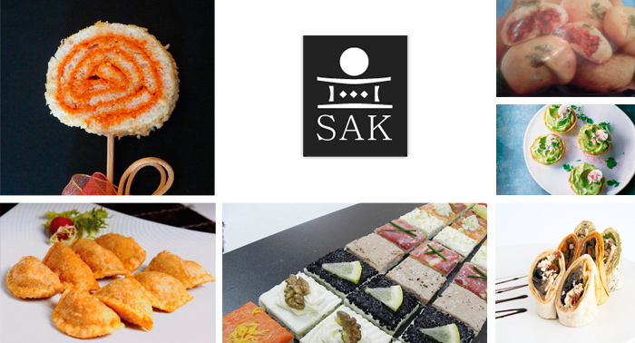 ¿Qué comemos hoy? ¡Pues pedacitos del MUNDO! 28 o 56 canapés o Bandeja Maki Sushi