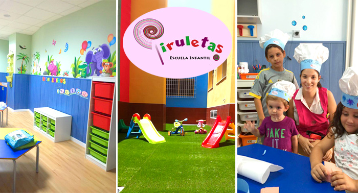 1 mes de Escuela Infantil (5h-8h) o Ludoteca en Escuela Infantil Piruletas