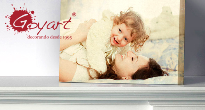 Decora tu hogar con vuestra mejor foto con un Lienzo personalizado, varios tamaños a elegir