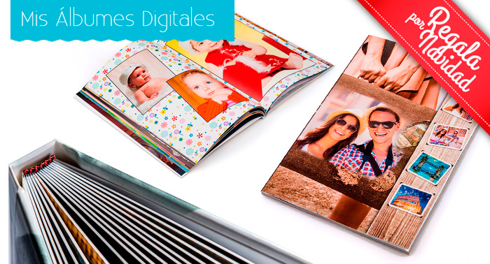 ¡Tu Álbum de fotos personalizado! Reúne hasta mil imágenes en 48 ó 100 páginas, el regalo ideal