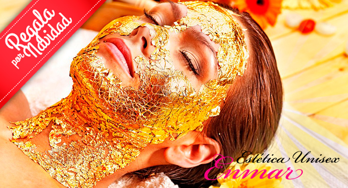 ¡Regala belleza esta Navidad! Tratamiento facial de oro 24 kilates
