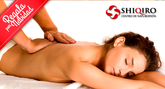 Disfruta o regala un Masaje relajante de 45 minutos Shiatsu con Aromaterapia