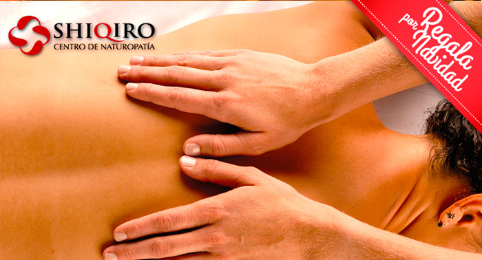 Disfruta o regala un Masaje relajante de 45 minutos Shiatsu con Aromaterapia