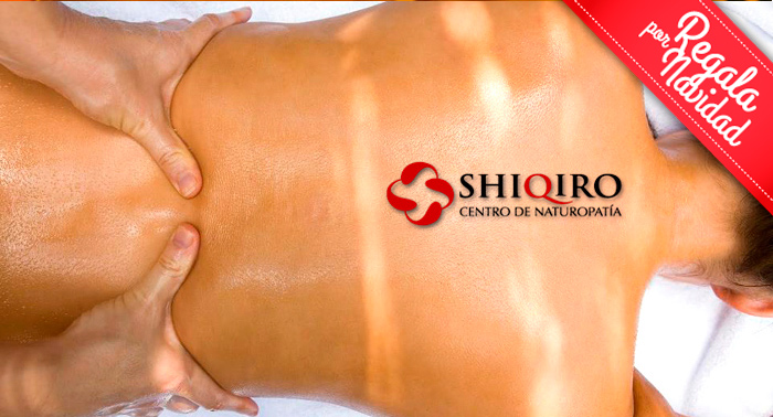 Disfruta o regala un Masaje relajante de 45 minutos Shiatsu con Aromaterapia