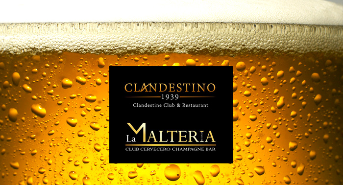 La Maltería y Clandestino:6 cañas + 6 tapas + 2 cafes + 2 copas