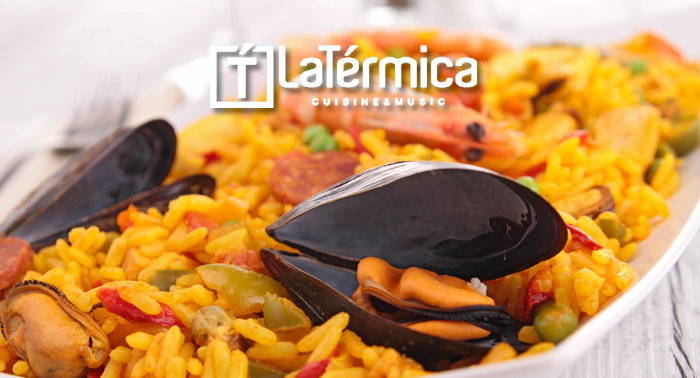 En la Térmica: Deliciosa Paella y 2 Bebidas para dos personas 