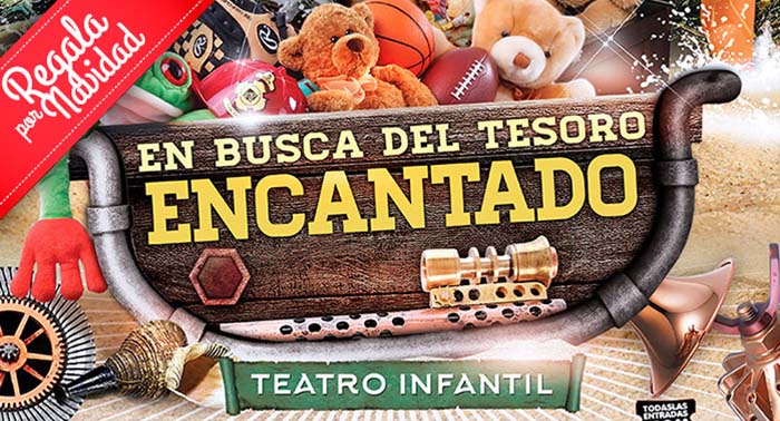 ¡Diversión en familia! Teatro Infantil: En busca del tesoro encantado el 27 de Diciembre