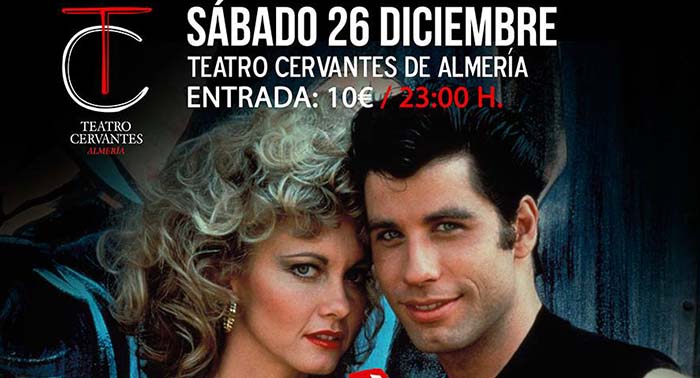 ¡Llega a Almería un evento único! GREASE, la película y mucho más! El sábado 26 de Diciembre 
