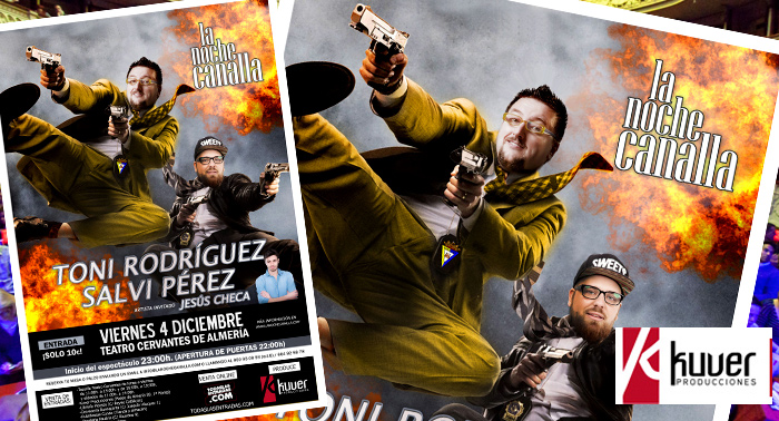Entradas para la Noche Canalla con Toni Rodríguez y Salvi Pérez en Teatro Cervantes