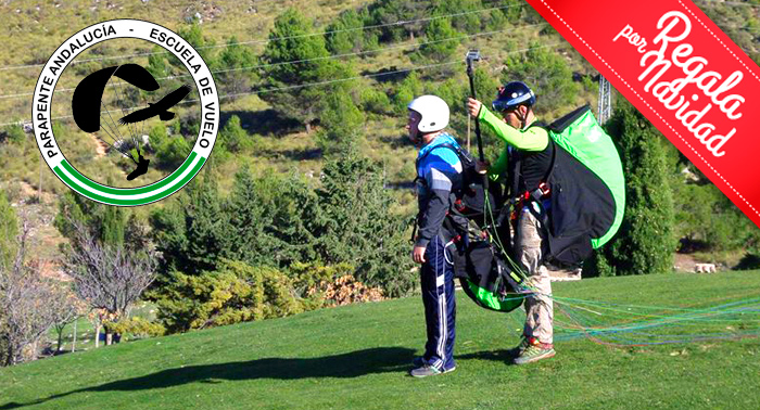 Regala un increíble viaje por el cielo. Vuelo en Parapente para una o dos personas desde 39,90€