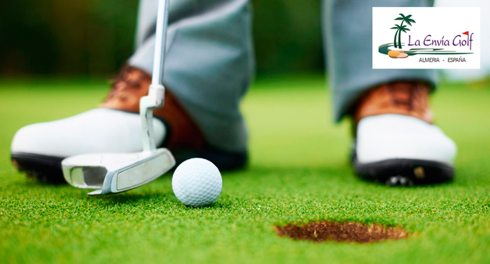 Reta a tus amigos con este Bono de 4 Green Fees (18 hoyos) en La Envía. ¡Y haz un hole in one!