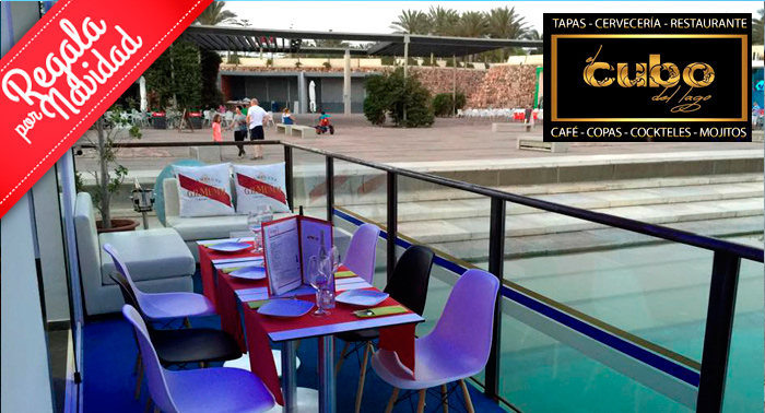 Menú Gourmet para 2 personas en el Cubo del Lago, con bebidas y postres incluidos