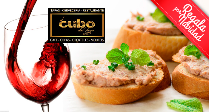Menú Gourmet para 2 personas en el Cubo del Lago, con bebidas y postres incluidos