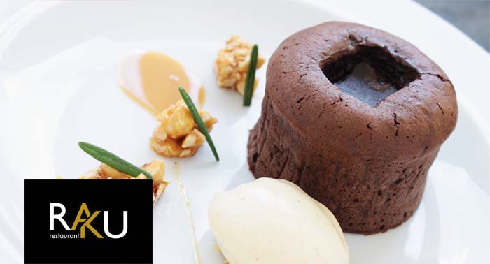Menú Gourmet para 2: Hamburguesas de Buey con salsa teriyaki + Bebidas + Coulant de chocolate.