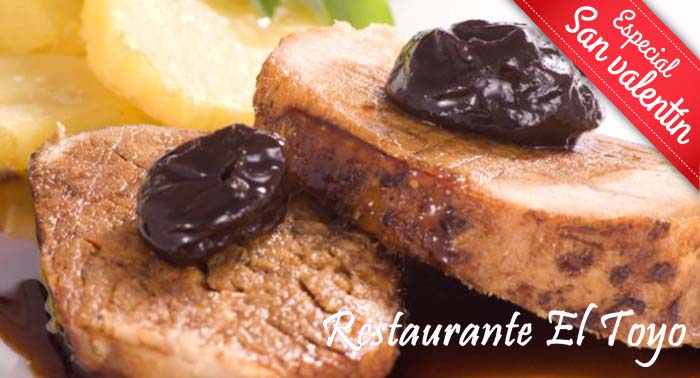 Cena de San Valentín con Música en directo: 6 Entrantes + 2 Platos + Postre, Bebidas y 2 Copas.