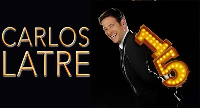 Carlos Latre, 15 años No es Nada. Entrada Nivel A en el Auditorio de Roquetas de Mar.