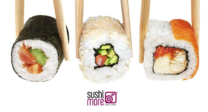 Menú Sushi Gourmet: 6 Makis + 4 Nigiris + 2 Pan Bao + 1 Yakisoba, junto a Recogidas.