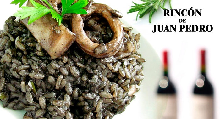 Delicioso Menú para 2: 2 Aperitivos + Arroz con marisco o arroz negro + 2 Bebidas + 2 Postres.