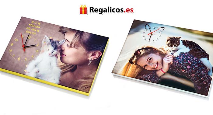 ¡Especial Día de la Madre! Marco de fotos en piedra, Lámpara o Reloj con bastidor personalizado