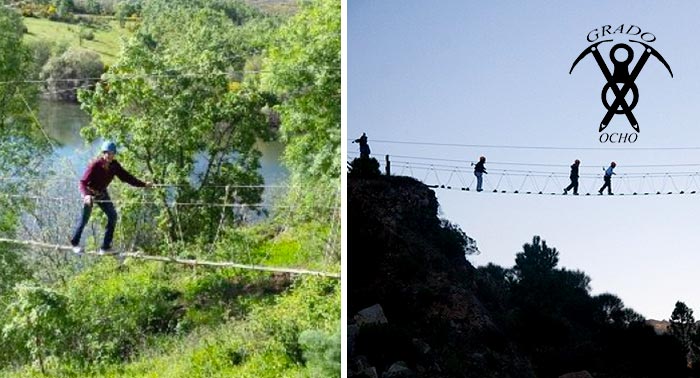 Circuito Multiaventura de dos tirolinas, puente tibetano, rappel.. ¡Descubre estás actividades!