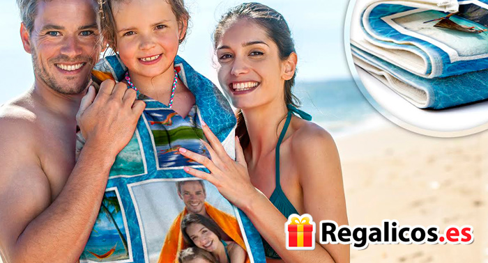 Consigue tu toalla para baño o playa con las imágenes y fotografías que tú prefieras desde 9,9€