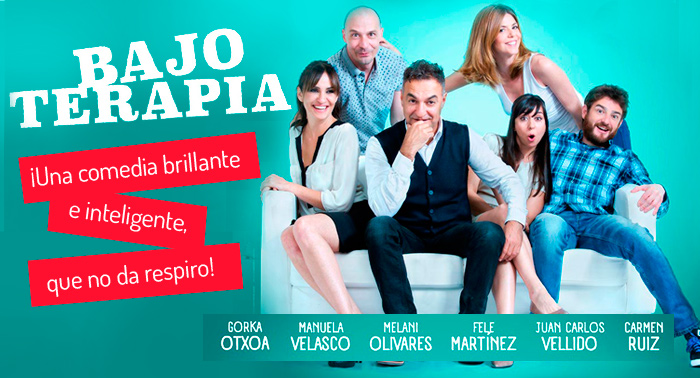 Entrada para la comedia: “BAJO TERAPIA” con Manuela Velasco, Carmen Ruiz, Melani Olivares...