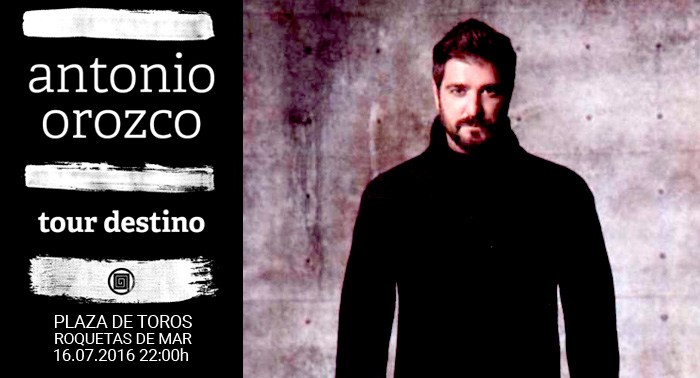 Entradas para el concierto de Antonio Orozco. Tour Destino